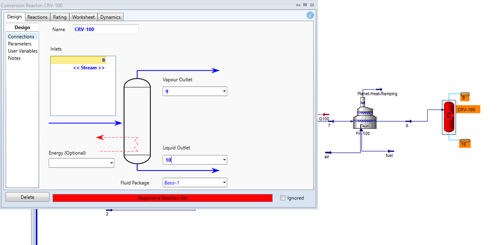 Reactor setup